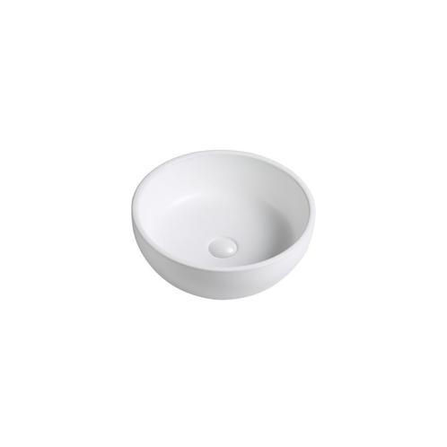 Waskom Carina 41x41x14cm mat wit inclusief afvoerplug, Doe-het-zelf en Verbouw, Sanitair, Verzenden