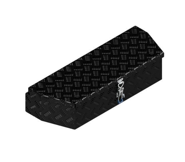 De Haan de Haan disselbox HBMZ aluminium zwart 850x330x190, Auto diversen, Aanhangwagen-onderdelen, Ophalen of Verzenden