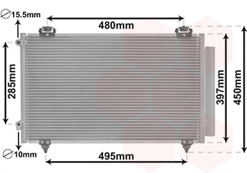 LUCHTCONDENSATOR VOOR TOYOTA COROLLA E12 2002-2003, Auto-onderdelen, Airco en Verwarming, Nieuw, Ophalen of Verzenden