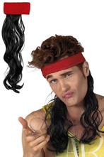 Hoofdband Matje Zwart Haar Zweetband Rood Pruik Mullet Fout, Kleding | Dames, Carnavalskleding en Feestkleding, Nieuw, Carnaval