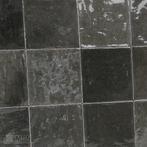 Handvorm tegels met schakering 10x10 Zellige Charcoal antrac, Doe-het-zelf en Verbouw, Tegels, Verzenden, Nieuw