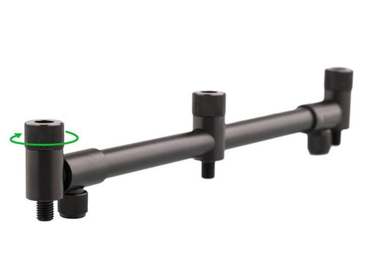 Aluminium Buzzerbar Multi Lock 3 hengels 30 - 45 cm, Watersport en Boten, Hengelsport | Karpervissen, Overige typen, Nieuw, Verzenden