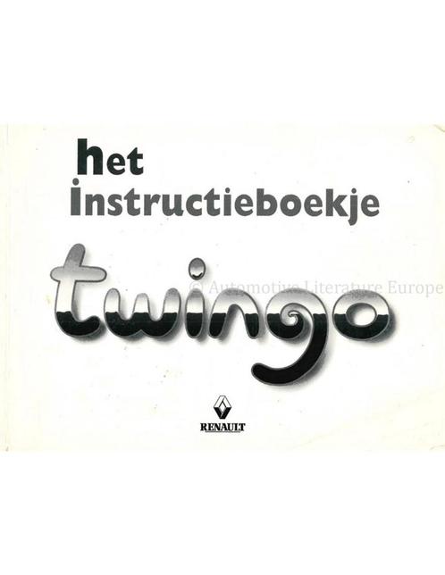 1998 RENAULT TWINGO INSTRUCTIEBOEKJE NEDERLANDS, Auto diversen, Handleidingen en Instructieboekjes