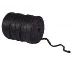 Jute dik 6 dr mm grote klos +/- 120 m rol zwart macrame, Ophalen of Verzenden, Nieuw