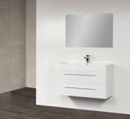 Badkamermeubel Exclusive Florence 100 cm Wit, Ophalen of Verzenden, Nieuw, Bad