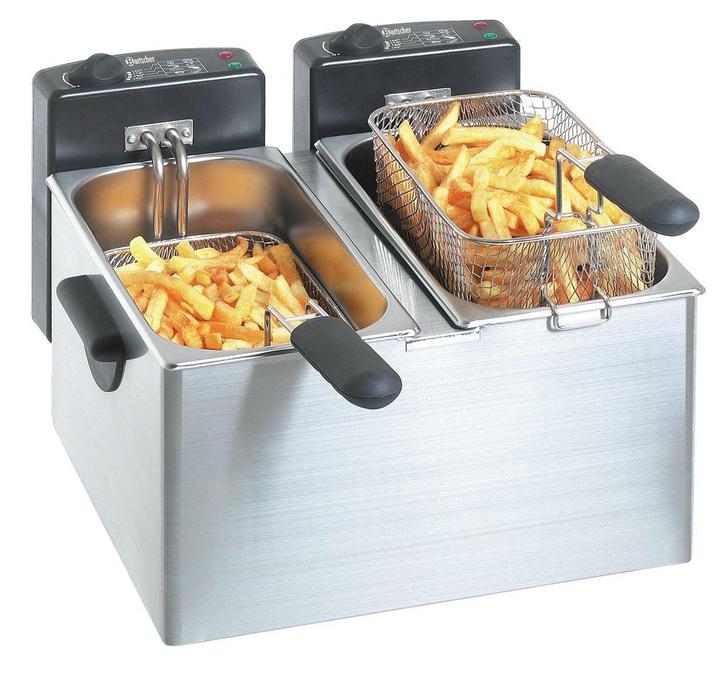 Bartscher Friteuse | MINI III | Elektrisch | 4+4L | 60°C/190, Zakelijke goederen, Horeca | Keukenapparatuur, Nieuw in verpakking
