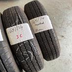 2 x Hankook 165-80-14 C Zomerbanden 10mm, Band(en), 165 mm, Gebruikt, Ophalen of Verzenden