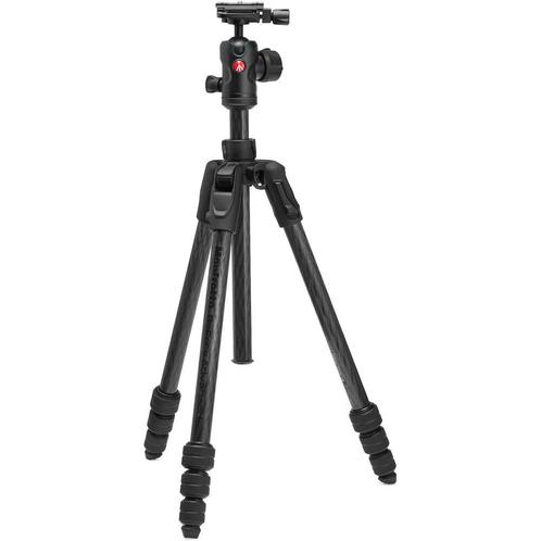 Manfrotto Befree Adv FB Kit Twist Carbon, Audio, Tv en Foto, Fotografie | Statieven en Balhoofden, Driepoot, Nieuw, 150 tot 175 cm