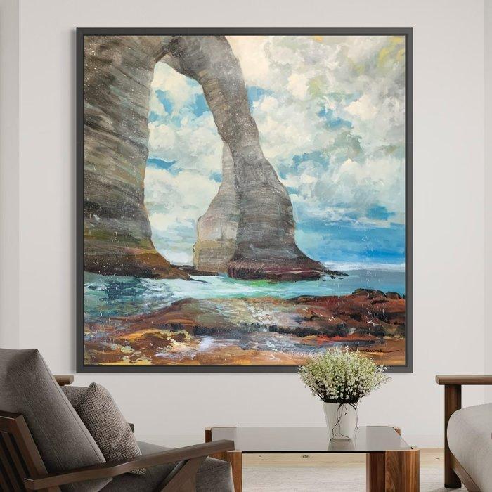 Anastasiya Tumanova - A la mer.-XXL, Antiek en Kunst, Kunst | Schilderijen | Modern