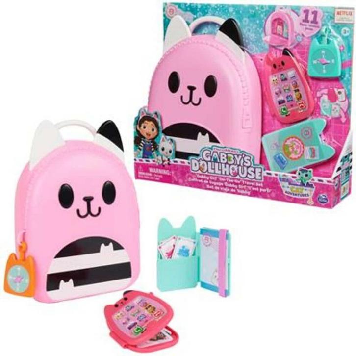 Gabby’s Poppenhuis - Gabby-reisset voor onderweg met, Kinderen en Baby's, Speelgoed | Poppenhuizen, Gebruikt, Ophalen of Verzenden