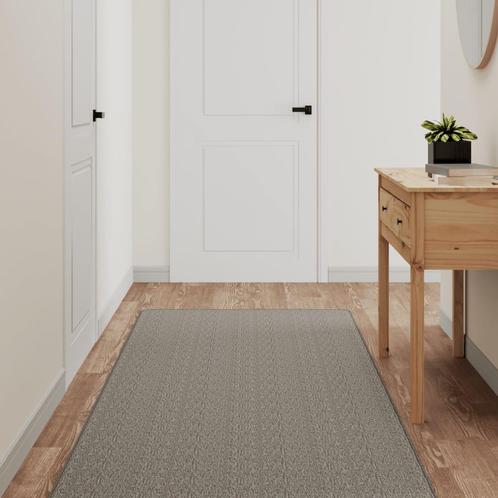 vidaXL Tapijtloper 80x150 cm sisal-look zilverkleurig, Huis en Inrichting, Stoffering | Tapijten en Kleden, Nieuw, Verzenden