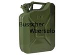 Jerrycan 10 liter - Legergroen, Tuin en Terras, Regentonnen, Nieuw, Minder dan 75 liter, Ophalen of Verzenden, Metaal