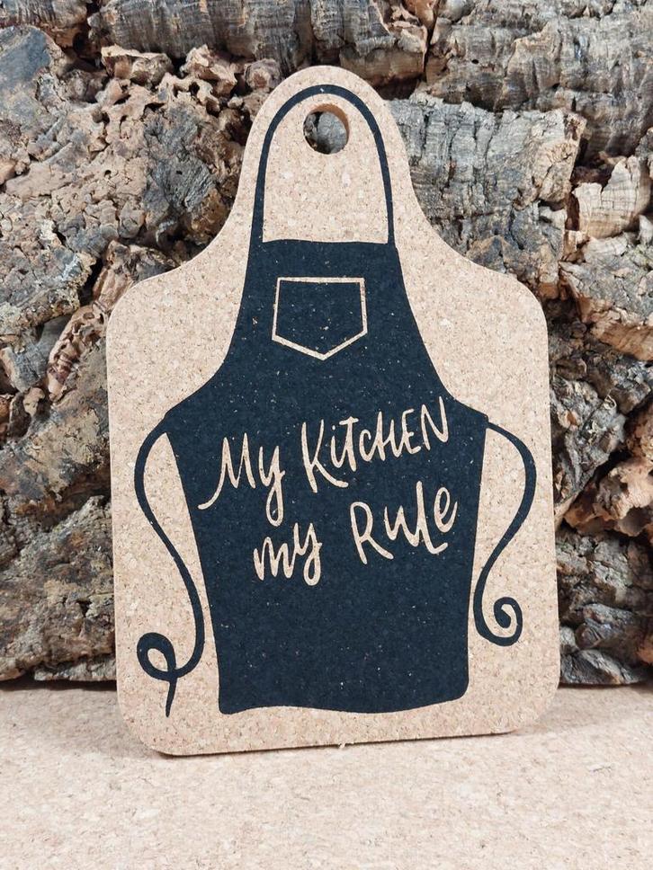 Kurk onderzetters - Keukenschort, Huis en Inrichting, Woonaccessoires | Overige, Ophalen of Verzenden