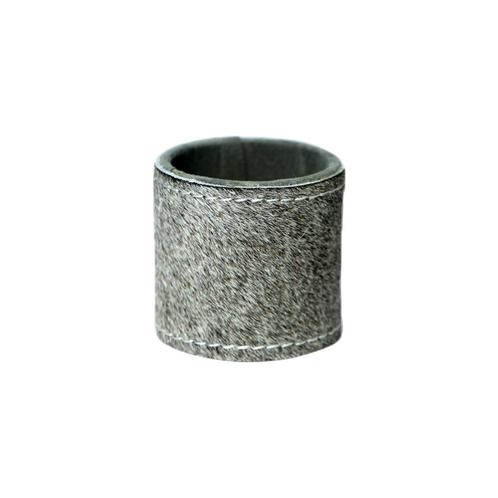servetring koehuid grijs 5cm, Huis en Inrichting, Woonaccessoires | Overige, Verzenden