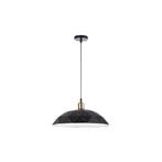 Hanglamp | Dalia | Zwart | 1-lichts | E27 Fitting, Nieuw, Ophalen of Verzenden, Modern, Metaal