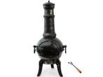 Veiling - Outdoor Chiminea met Scharnierende Rasterdeur, Nieuw