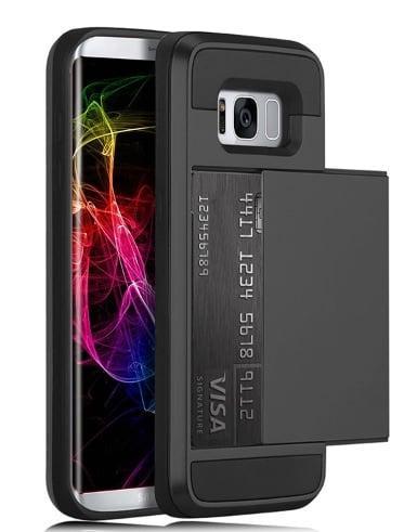 Galaxy S8 Plus Slide Armor Hoesje Met Pashouder, Telecommunicatie, Mobiele telefoons | Hoesjes en Frontjes | Samsung, Nieuw, Ophalen of Verzenden