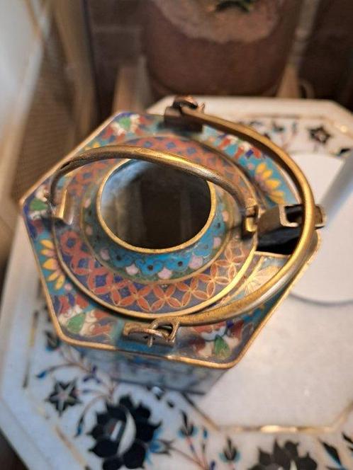 theiere bronze de chine - Theepot - Brons - Bronzen, Antiek en Kunst, Antiek | Overige Antiek