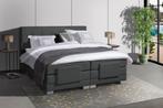 Mörgenn Elektrische Boxspring Nauplion Antraciet - 90x200 cm, Verzenden, Nieuw, Overige kleuren, Modern