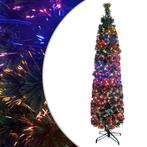 vidaXL Kunstkerstboom met standaard smal 210 cm glasvezel, Verzenden, Nieuw