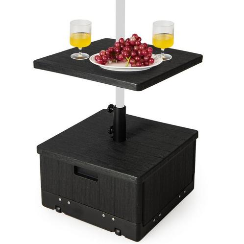 Tweedekans | Coast 80 kg Vulbare Parasolvoet met Tafelblad, Tuin en Terras, Hand-tuingereedschap, Zo goed als nieuw, Ophalen of Verzenden