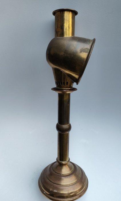 Gebrüder Bing Nürnberg - Lamp - Messing - Kaars Leeslamp, Antiek en Kunst, Antiek | Overige Antiek