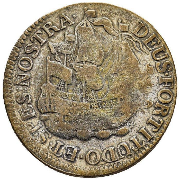 Nederland, West-Friesland Republic. Scheepjesschelling, Postzegels en Munten, Munten | Nederland