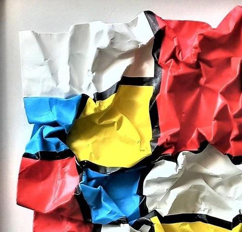 Mivillage - Mondriaan 3D - Nr C 8, Antiek en Kunst, Kunst | Schilderijen | Modern