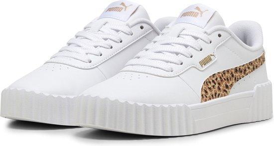 PUMA Carina 3.0 Animal Jr Meisjes Sneakers - PUMA White-Ligh, Kleding | Dames, Schoenen, Nieuw, Verzenden