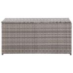 Tuinbox 100x50x50 cm poly rattan grijs (Schuurtjes-Rekken), Tuin en Terras, Verzenden, Nieuw