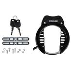 Stahlex Zwart ringslot - Weerbestendig - Inclusief montag..., Fietsen en Brommers, Ophalen of Verzenden, Nieuw