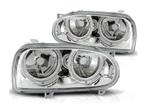 Angel Eyes koplamp units Chrome geschikt voor VW Golf 3