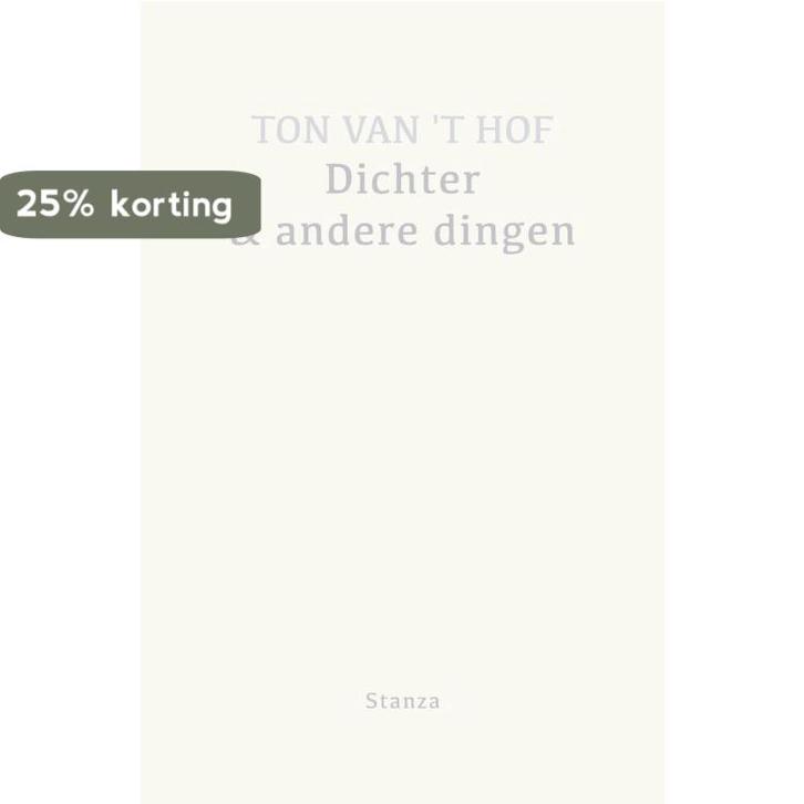 Dichter & andere dingen 9789490401351 Ton van t Hof, Boeken, Gedichten en Poëzie, Zo goed als nieuw, Verzenden