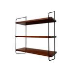Plank - Hout, Metaal, fineer - Vintage-Regal komt uit de