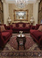 Salontafel - Hout, Marmer - Handgesneden Aziatisch houten