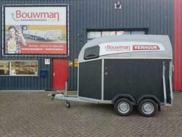 verhuur van 1.5 paard paardentrailer HUUR beschikbaar voor biedingen