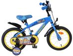 Rubble & Crew - Kinderfiets - Jongens - 14 inch - Blauw, Fietsen en Brommers, Fietsen | Kinderfietsjes, Verzenden, Nieuw