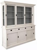 Buffetkast wit - grijs Jubbega 180cm, Ophalen of Verzenden, Nieuw