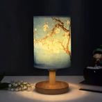 Chinese Stijl Tafellamp | Oosterse Lamp | Dimbare LED lamp, Verzenden, Nieuw, Hout, Minder dan 50 cm