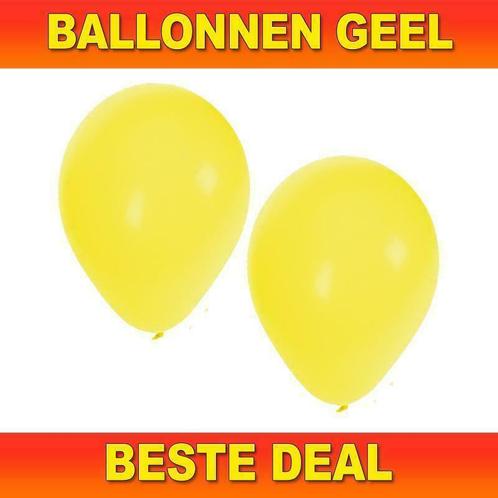 Gele ballonnen va 1,95 - gele ballon mega aanbod!, Hobby en Vrije tijd, Feestartikelen, Overige, Versiering, Nieuw, Ophalen of Verzenden