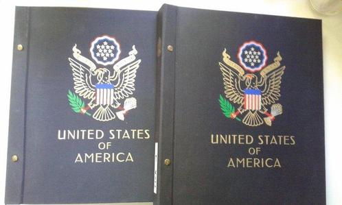 Verenigde Staten 1857/1998 - 2 Postzegelalbums DAVO - USA, Postzegels en Munten, Postzegels | Amerika