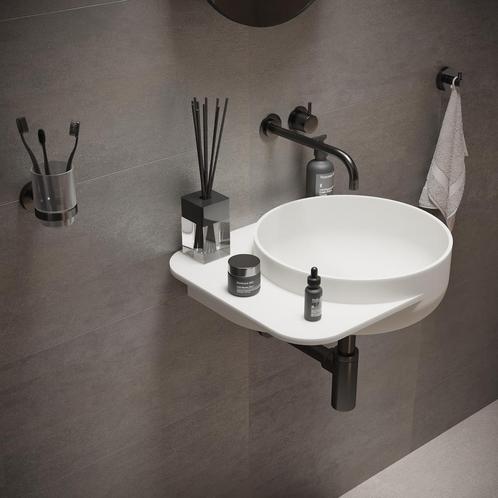 Fontein Ideavit Soliddual 2.0 49x43x15.5 cm Solid Surface, Doe-het-zelf en Verbouw, Sanitair, Overige typen, Nieuw, Ophalen of Verzenden