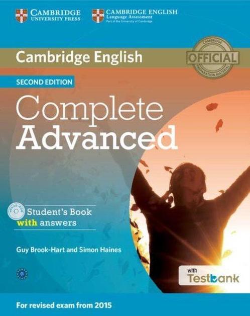 Complete Adv with answers students book+cd-rom+online testb, Boeken, Overige Boeken, Gelezen, Verzenden