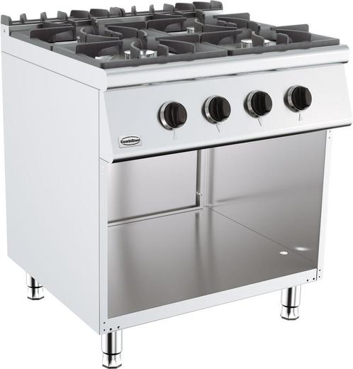 Base 700 Gaskooktafel 4 Br., Zakelijke goederen, Horeca | Keukenapparatuur, Nieuw in verpakking, Ophalen of Verzenden