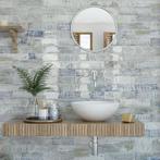Wandtegel Colonial Wood White Mat 7.5x30 cm Mat Wit Hout, Doe-het-zelf en Verbouw, Tegels, Ophalen of Verzenden, Nieuw