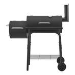 Smoker barbecue Arielli 115x110x64 cm zwart casa.pro, Tuin en Terras, Houtskoolbarbecues, Verzenden, Nieuw