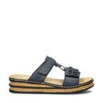 Rieker slippers voor dames in het Blauw, Slippers, Nieuw, Rieker, Verzenden