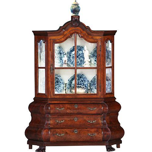 Miniatuur of meesterstuk van een 18e eeuwse wortelnoten por, Antiek en Kunst, Antiek | Meubels | Tafels, Ophalen of Verzenden