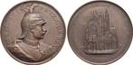 Bronze-medaille 1903 Brandenburg-Preussen Pruisen Wilhelm..., Postzegels en Munten, Verzenden