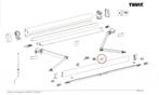Thule Clip Support Arm Oval 4900, Nieuw